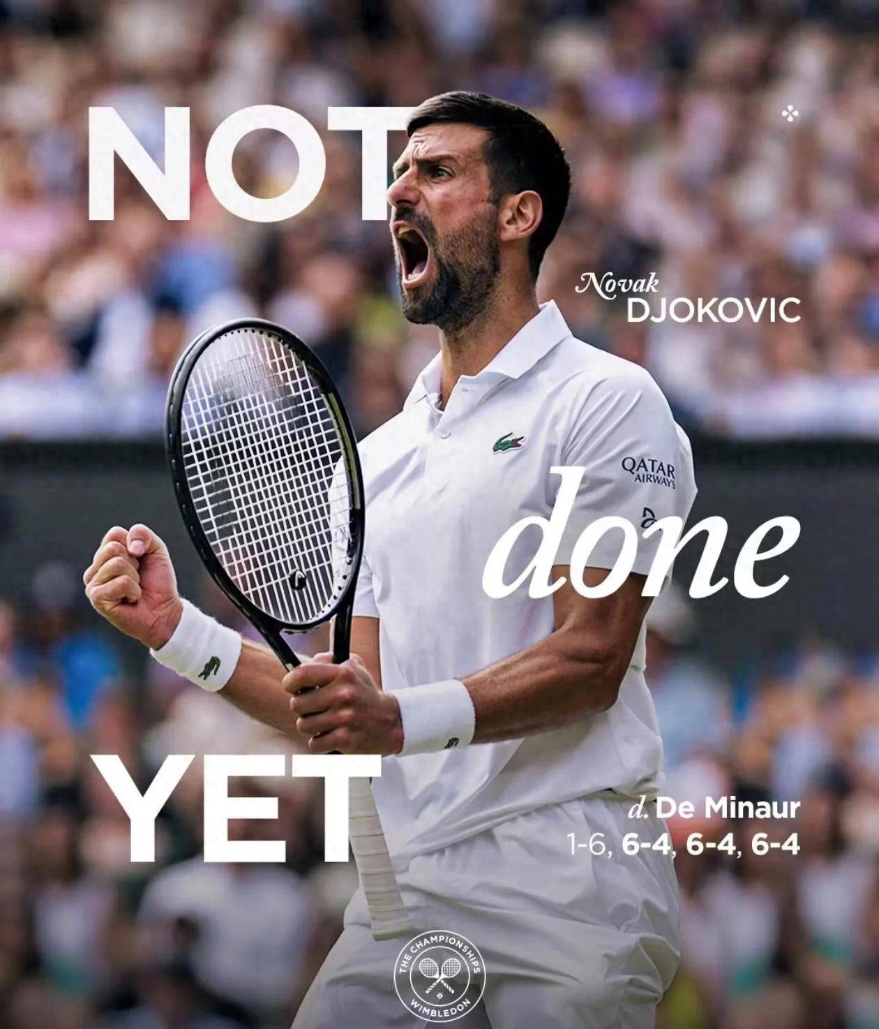 法网碾压温网，德约科维奇统治全场