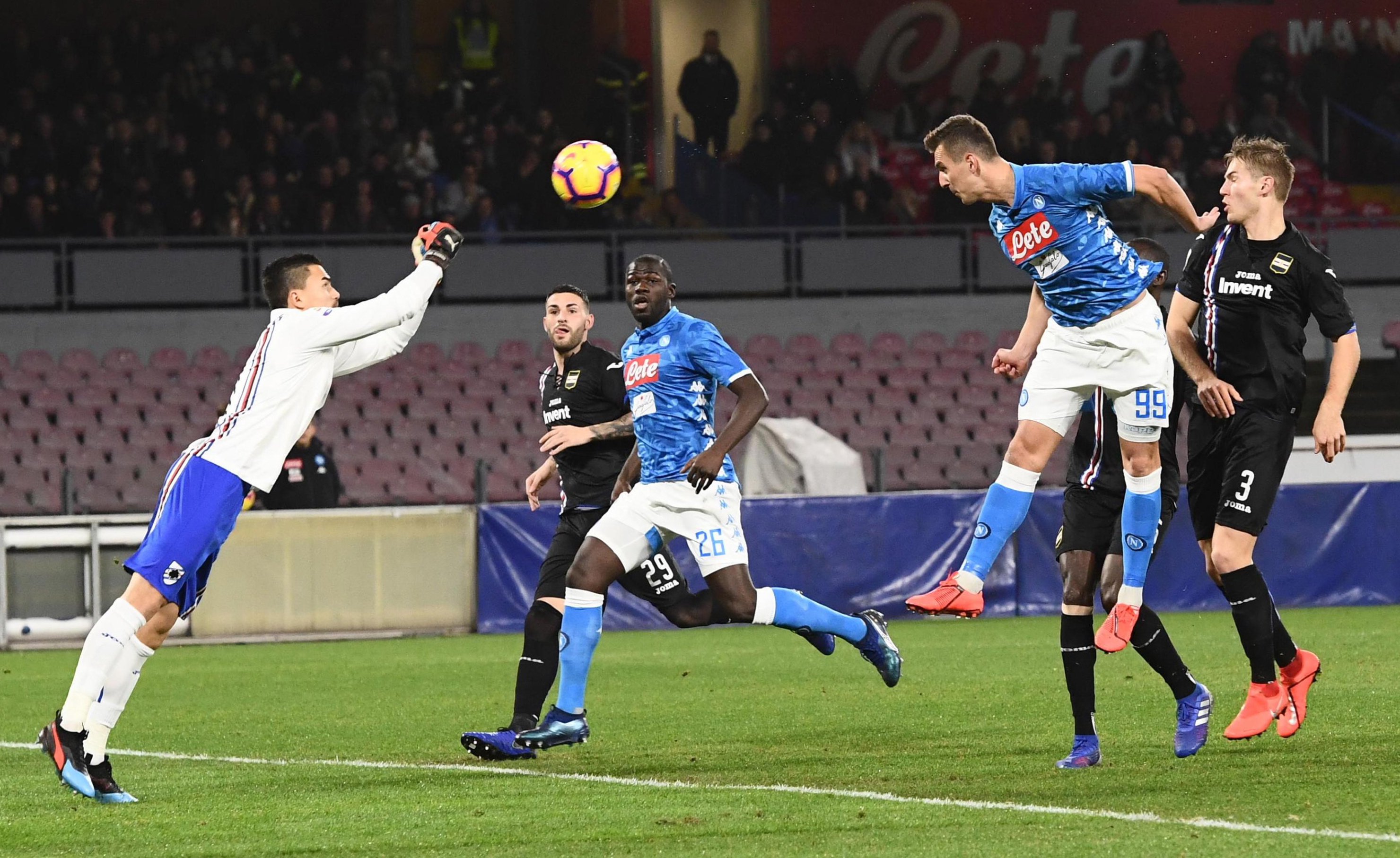 那不勒斯计划在客场挑战桑普多利亚的实力